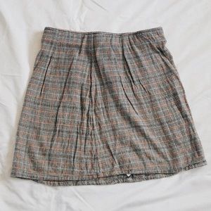 AMERICAN EAGLE OUTFITTERS Plaid Academia Mini Skirt